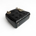 Dior Lady Dior Bag in Cannage Quilted Patent Leather